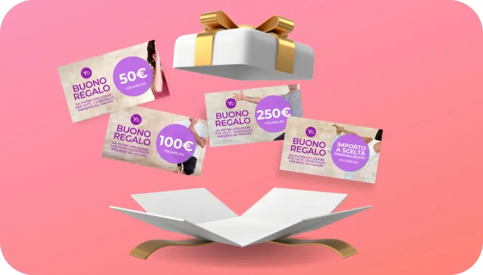 Gift card Yogare: regala il benessere e un'esperienza unica ai tuoi cari! Scegli la gift card adatta o con il valore a tua scelta