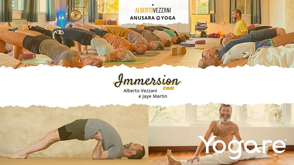 Iscriviti all'Immersion per insegnanti di Anusara yoga con Alberto Vezzani e Jaye Martin. Ti sentirai potenziata/o dagli insegnamenti!